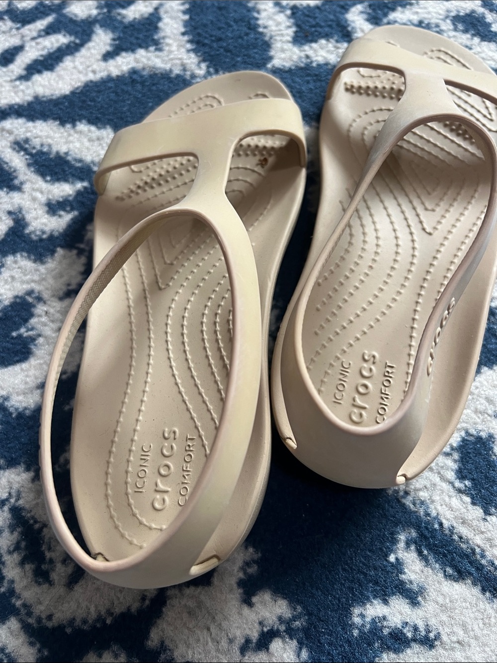 CROCS Women’s Slingback Sandal in Light Beige - Picture 2 of 4